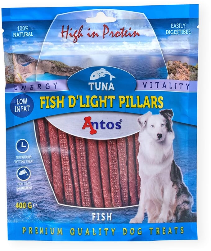 Antos Fish D'light Pillars Tuna 400 gram