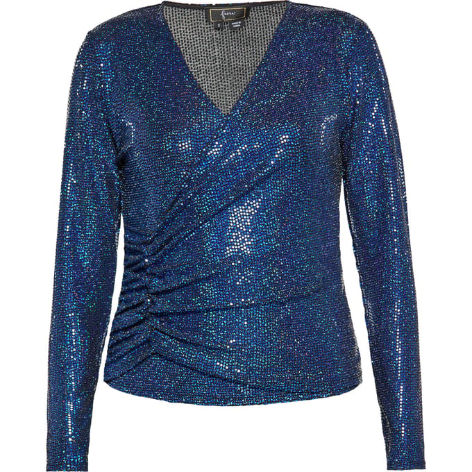 Faina Blouse shirt Dames blauw