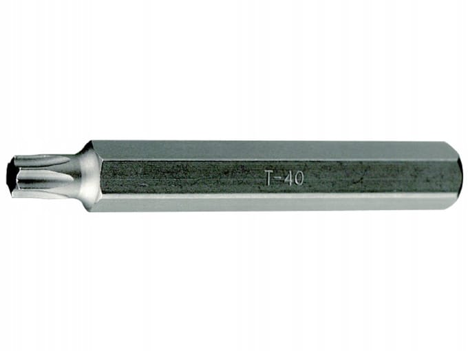 Teng Tools Torx-bit TX40, 75 mm lengte, 10 mm grip