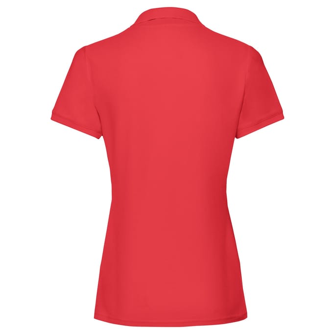 Fruit of the Loom Dames/dames Premium Poloshirt (Rood)