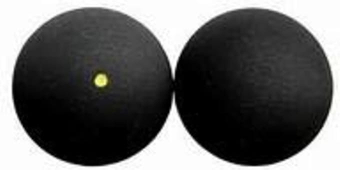 Victor Squashball - Geel - Bal Langzaam