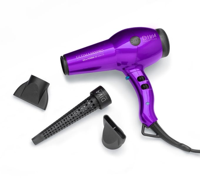 Diva Pro Ultima 5000 Pro Föhn Purple