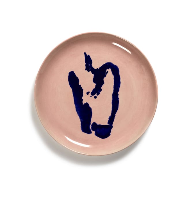 Serax Feast Bord M - Set - pink/peper blauw