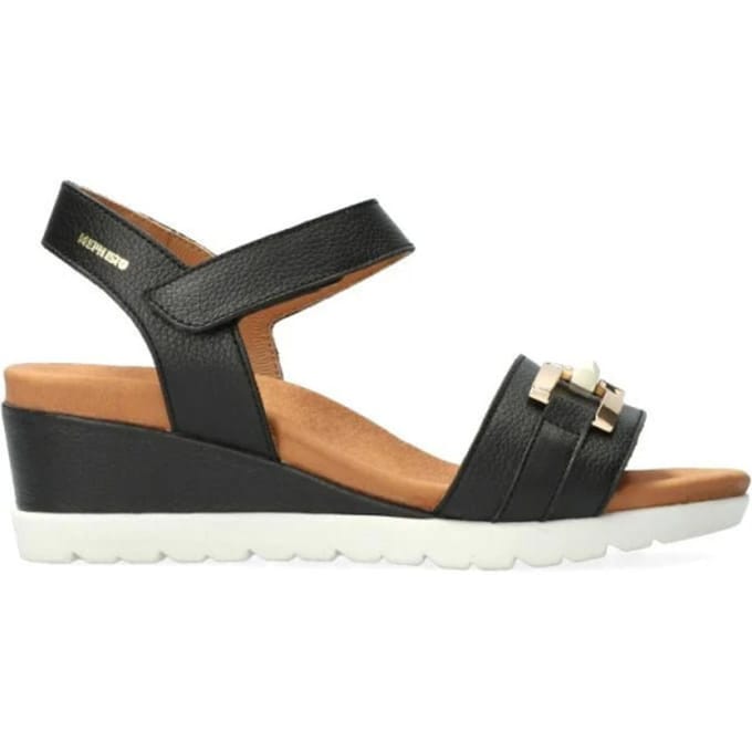 Mephisto Yulia - dames sandaal - Zwart - maat 42 (EU) 8 (UK)