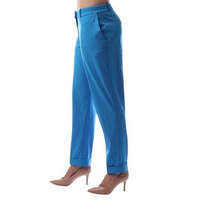 Boss Dames/Dames Effen Rechte Chino (Helder Blauw)