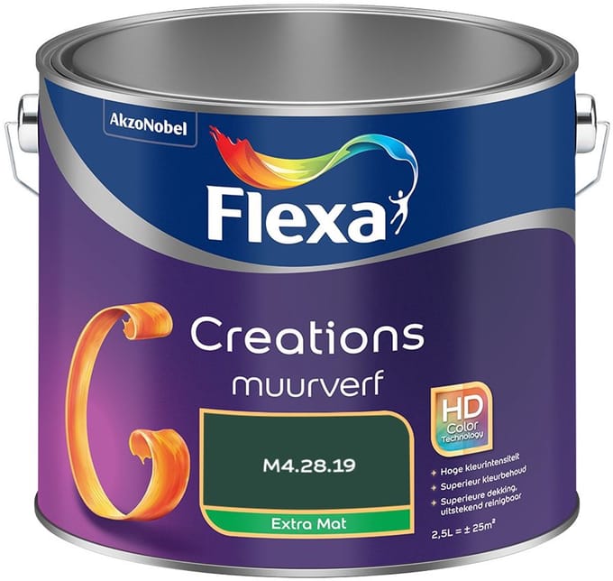 Flexa - Creations Muurverf Extra Mat - M4.28.19 - Mengverf - 2,5 L