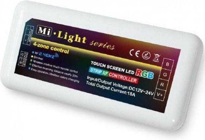 4-zone RGB ledstrip touch RF controller CONTROLLER