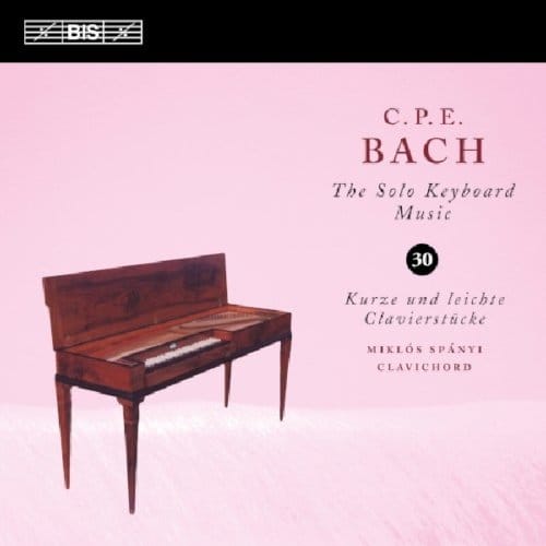 Miklós Spányi - C.P.E. Bach: Kurze Und Leichte Clavierstücke (CD)