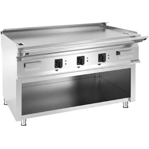 GGM Gastro Elektro Teppanyaki Bratplatte - 13,5 kW - inkl. Unterbau
