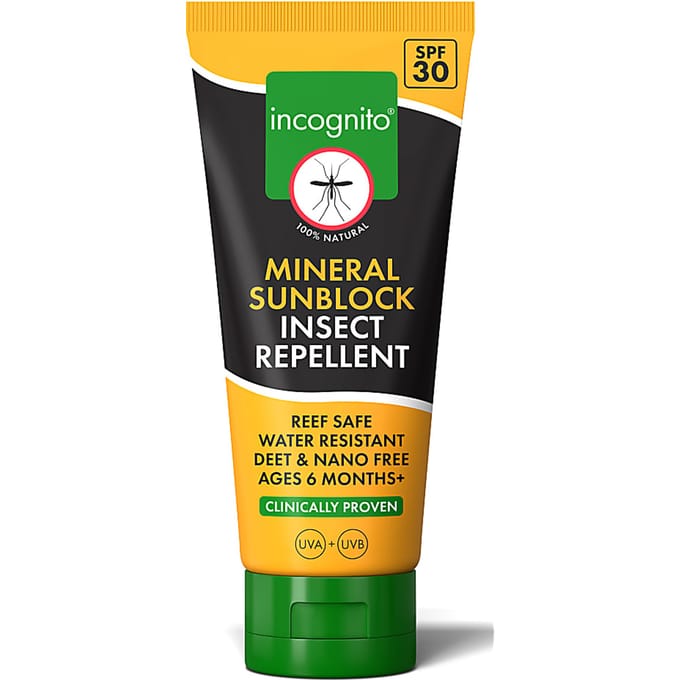 Incognito Zonnebrandcreme & Insecten werende creme met SPF30 - 100ml