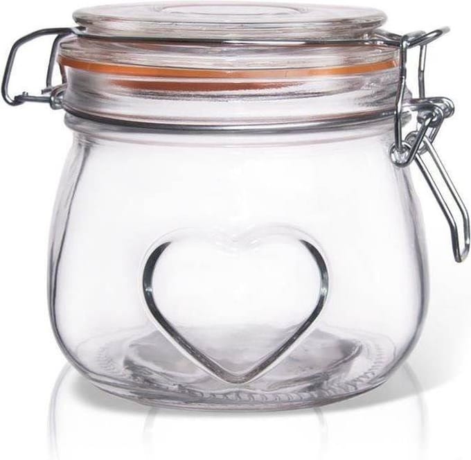 Pot met Beugelsluiting Glas 500 ml - Inmaakpot - Weckpot - Confituren