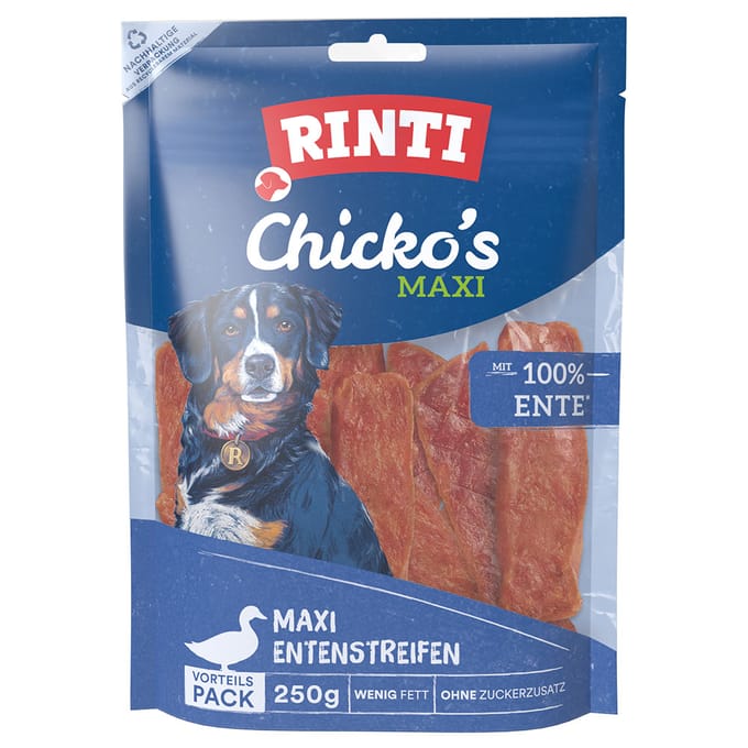 250g Extra Chicko Maxi - Eend RINTI Hondensnack