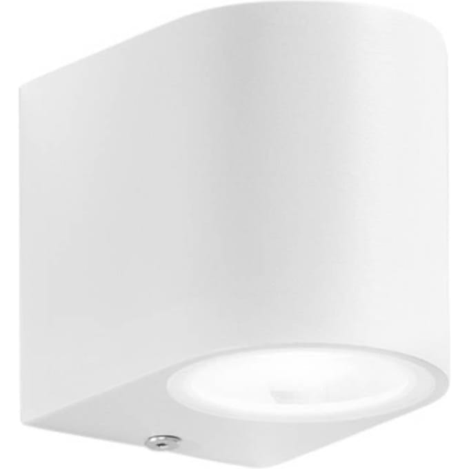 F.A.N. Europe Buitenwandlamp ONE, wit, hoogte 8 cm, metaal, IP54