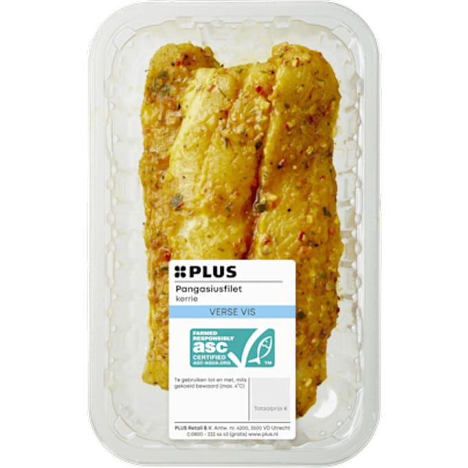 Pangasiusfilet kerrie marinade