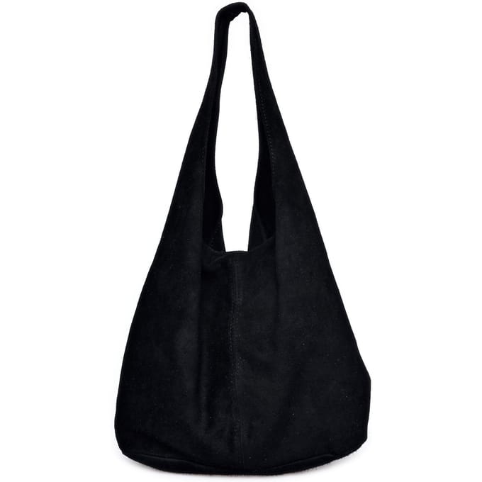 Anna Luchini Zwart Rundleer Tas