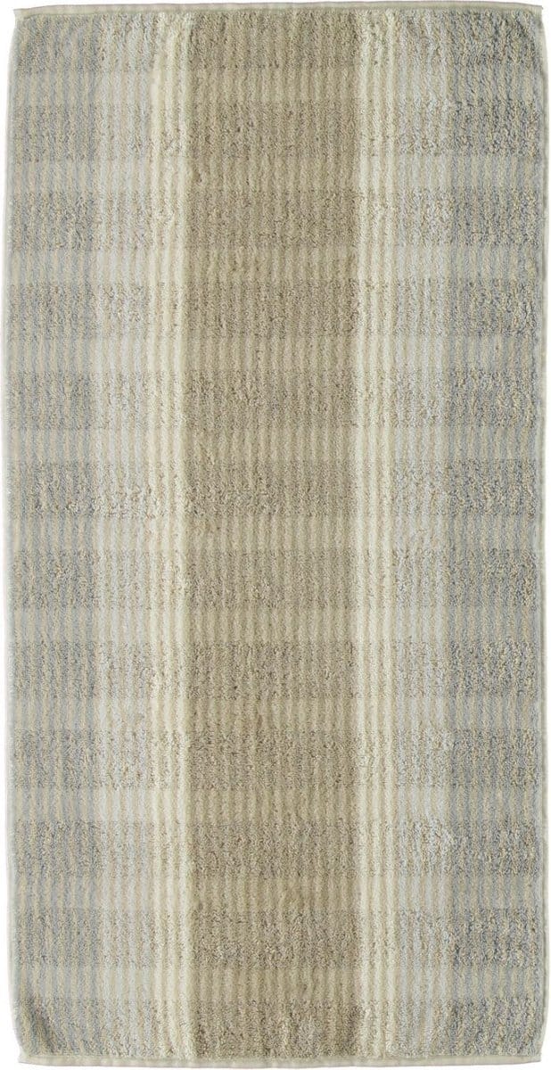 Cawo Cashmere Streifen Badhanddoek - Zand 80x150