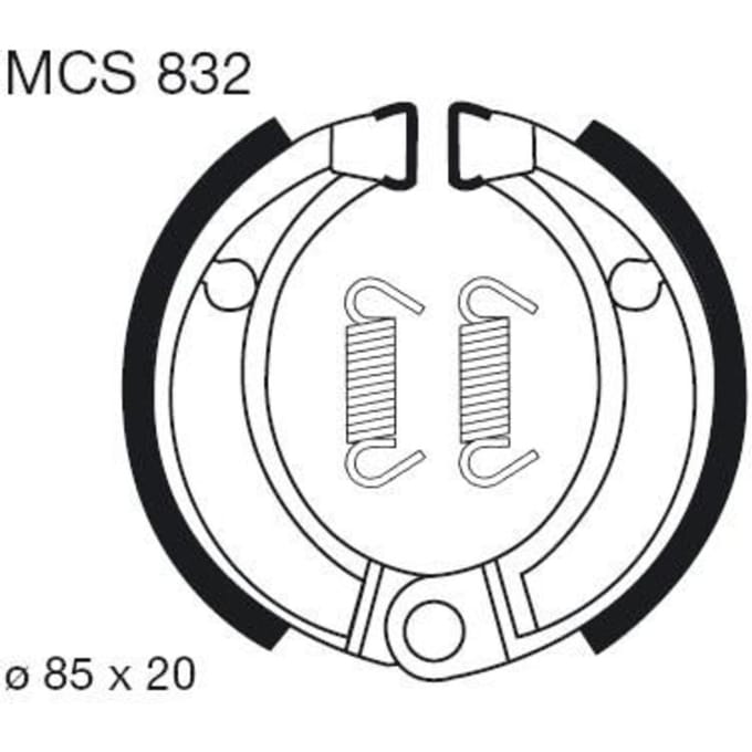 Remschoenset TRW MCS832