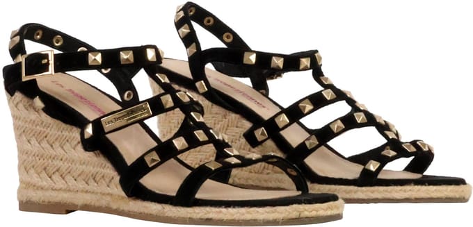 Cristela leren sandalen