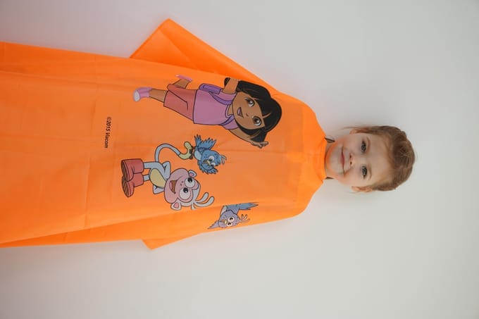 Nebur - Kinderkapmantel Dora Oranje