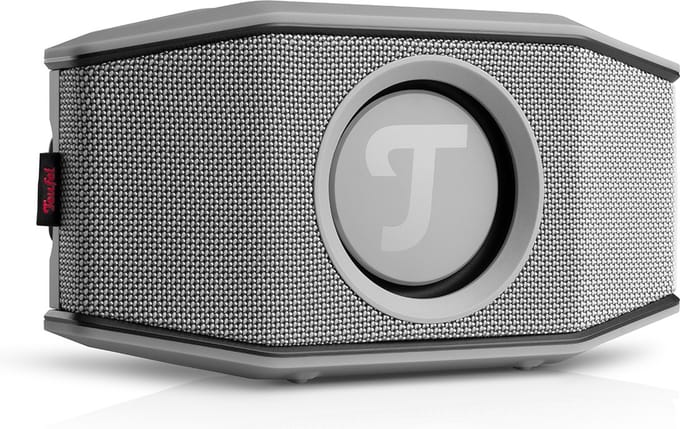 Teufel ROCKSTER GO 2 - Portable bluetooth stereospeaker - Waterdicht IPX67 - grijs & zwart
