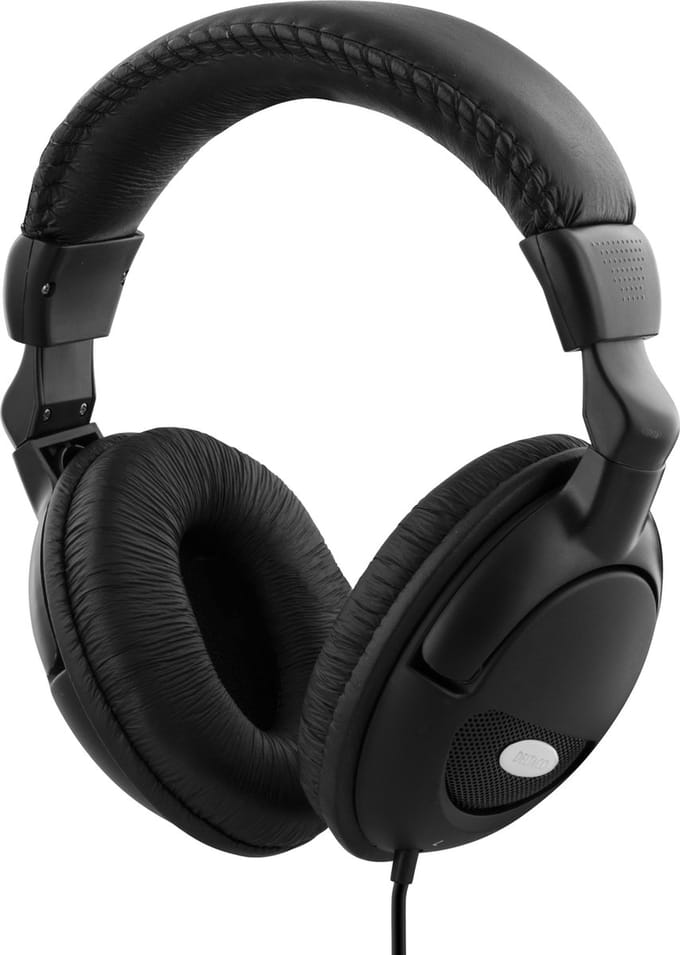 Deltaco HL-8 Stereo Koptelefoon - Over-Ear - Bedraad - 1x 3.5 mm - Zwart