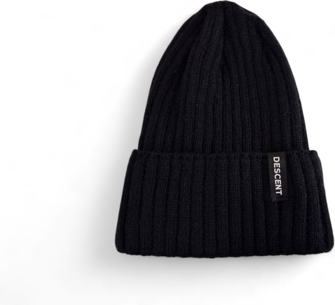 DESCENT muts - Powder - Zwart - Ski - Snowboard - Winter - Schaats