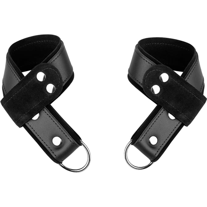 Rimba Bondage Play - Hangboeien Leer - Zwart