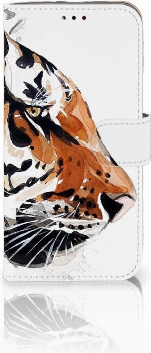 Hoesje Samsung Galaxy A40 Watercolor Tiger
