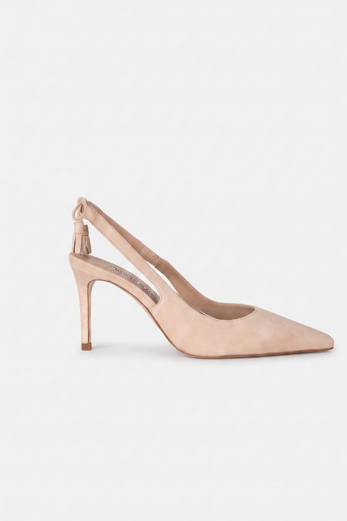 LK Bennett Oc Cary Tassel Slingback Trench Size: 40 | Pumps Outlet | Dames | Beige