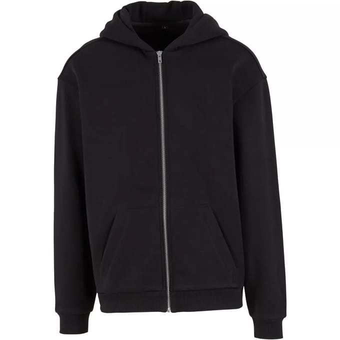 Hooded sweatshirt met rits Build Your Brand Loose Fit