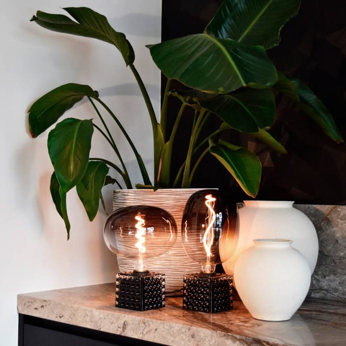 Calex Boden Colors Gris - E27 LED Lamp - Filament Lichtbron Dimbaar - 5W - Warm Wit Licht