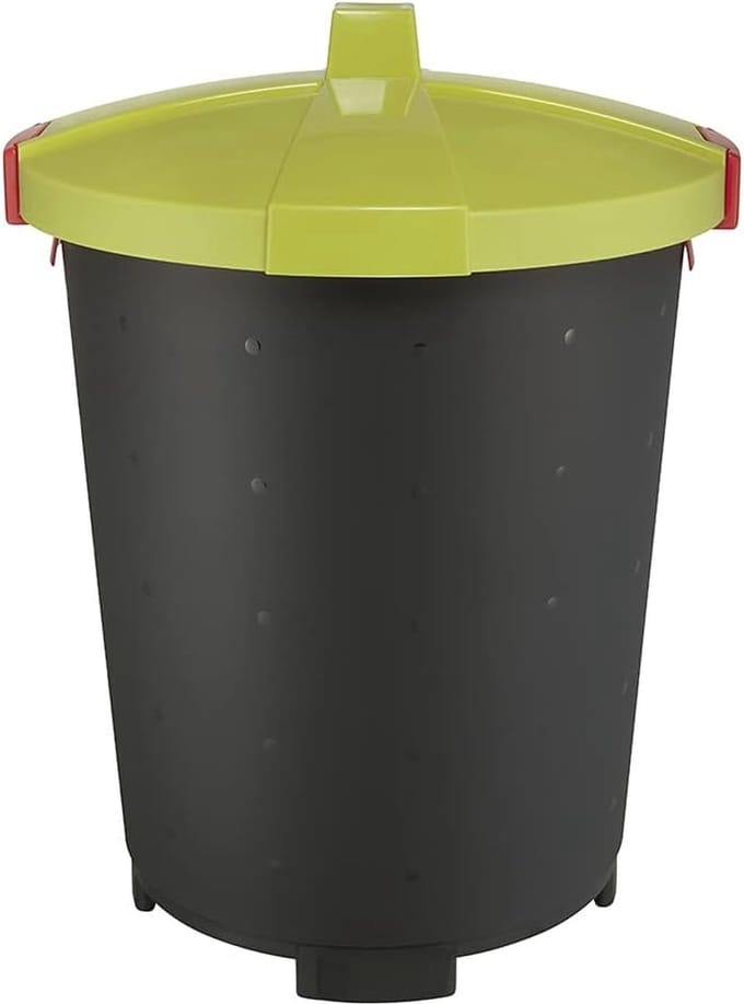 Vuilnisbak met Afsluitbaar Deksel - 45 L, Ruimtebesparend en Stijlvol Design