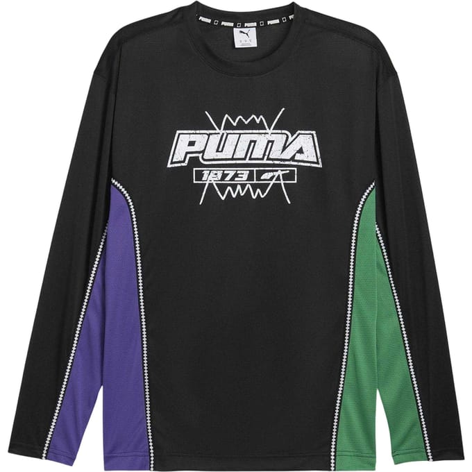 Puma Heren Hoopaverse Schietprestaties Langsleeve Top (Zwart)
