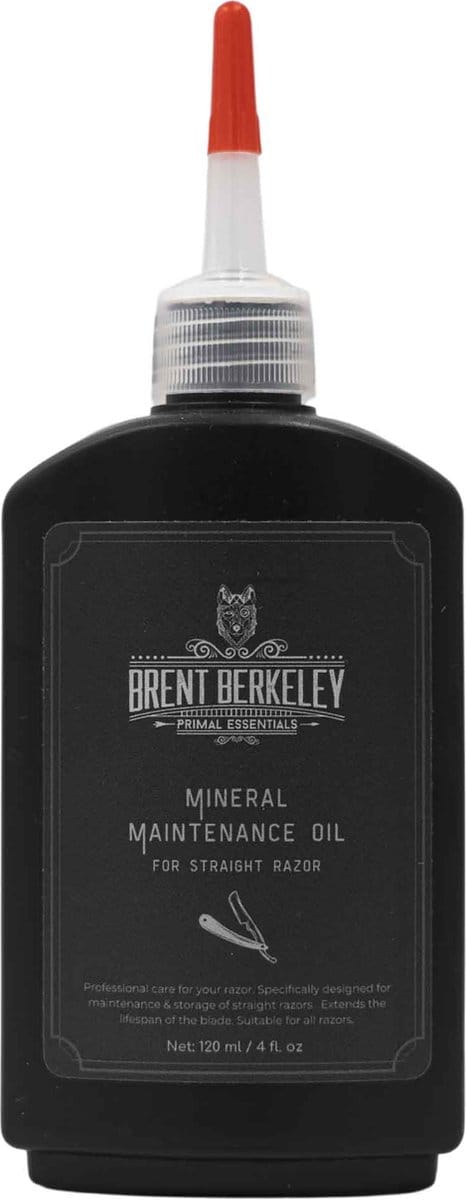 Brent Berkeley's Minerale Onderhoudsolie voor Open Scheermes - 120ml