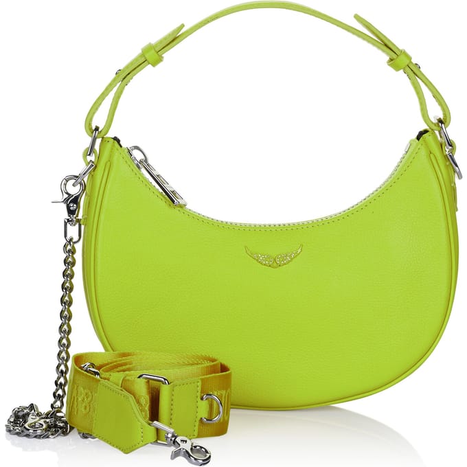 Zadig Voltaire Moonrock Grained tas groen
