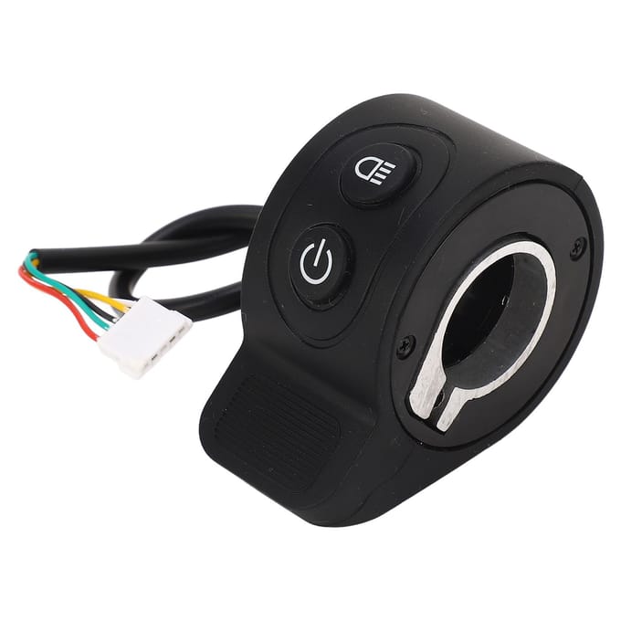 Elektrische Scooter Gashendel Accelerator Accessoires Gevoelige Elektrische Scooter Geïntegreerde Schakelaar Duimgashendel black