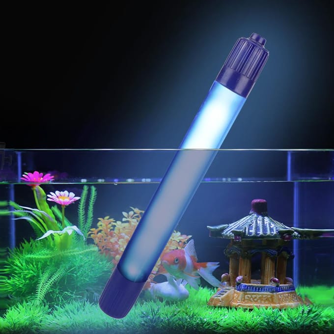 UV Reinigingslamp Vissentank Aquarium Onderwater Algenverwijdering Waterlicht white