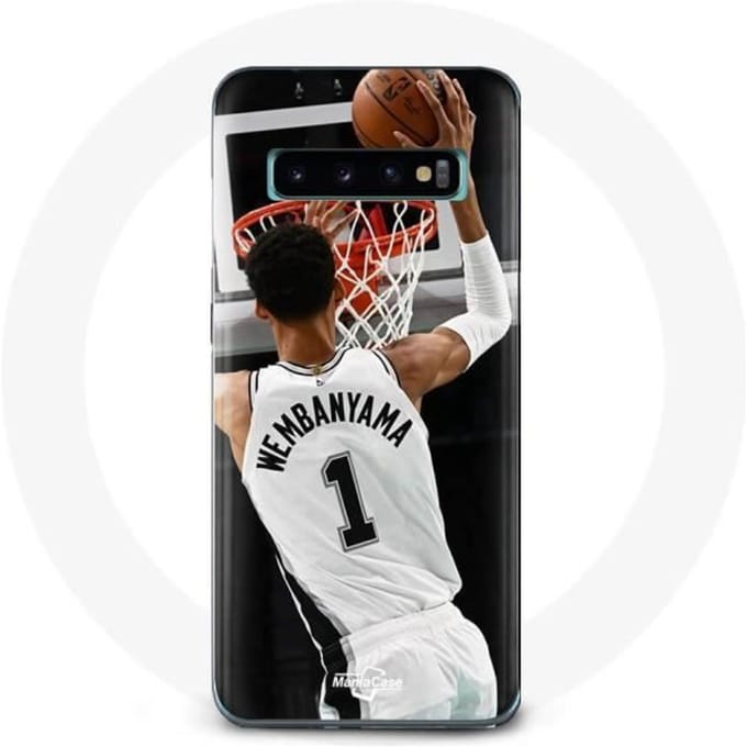 Samsung Galaxy S10 hoesje Victor Wembanyama #1 San Antonio Spurs Dunk