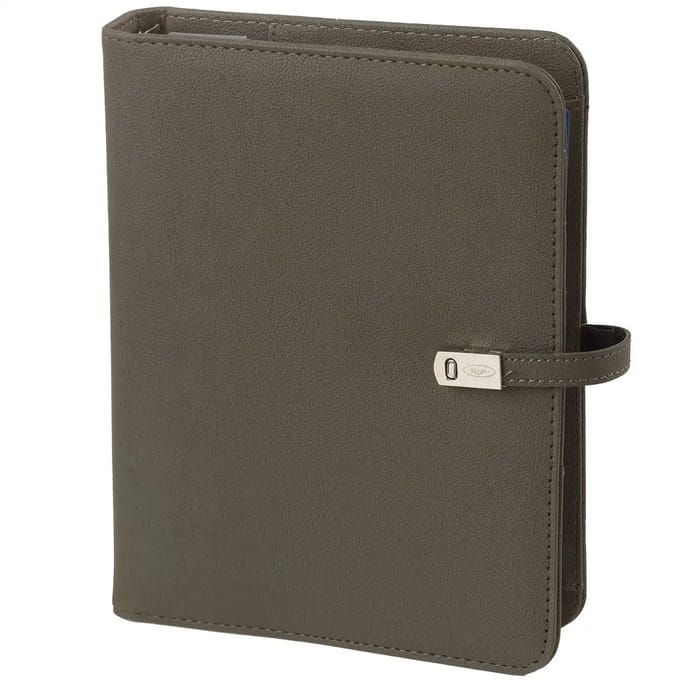 1011-17 A5 Ring Agenda Korrelgrijs 1 week per 2 paginas 2026-2027-2028