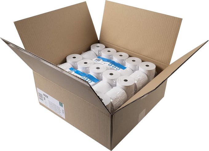 50 Rolls Thermisch Kassabonnenpapier 80mm x 75mm BPA-vrij