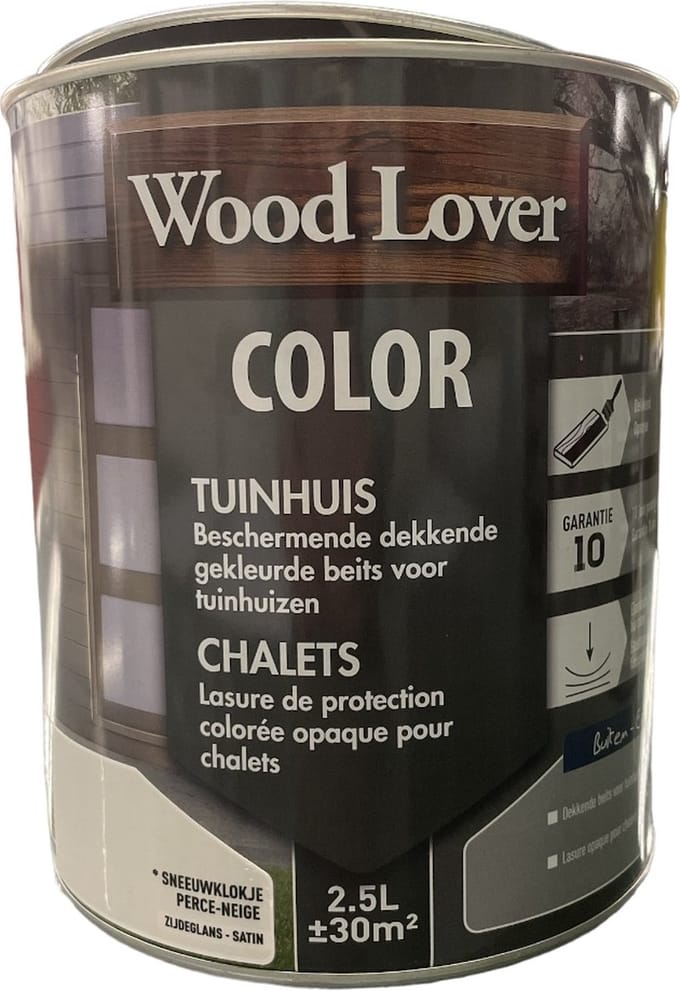 Woodlover Color - 2.5L - Snowdrop