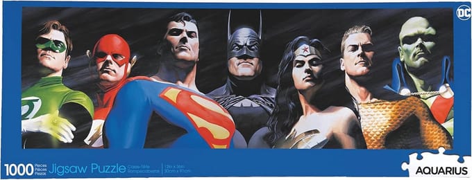 Slim puzzel van 1000 stukjes - Justice League thema