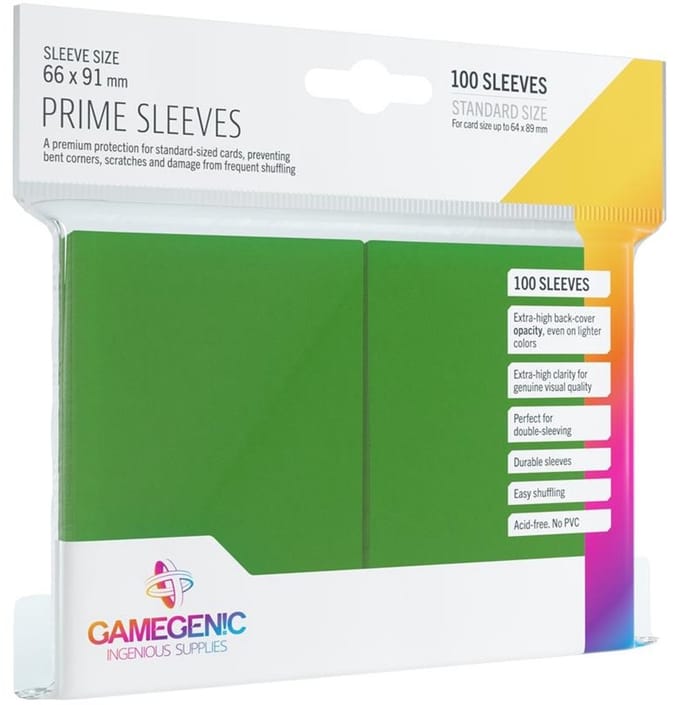 Gamegenic - Sleeves Pack Prime Green