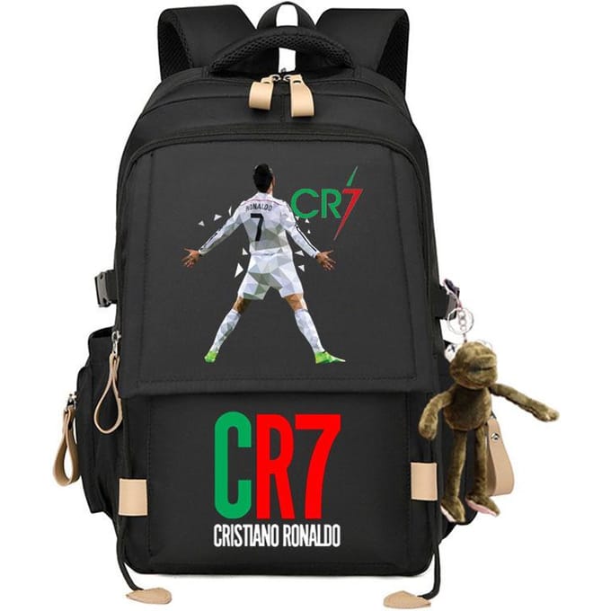 Cartable grande capacité avec bandoulière; set de trousse à crayons trois pièces pour étudiant