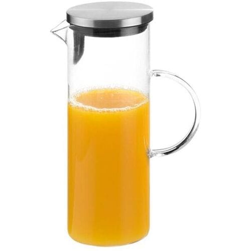 GGM Gastro (6 Stück) Saft-/Wasserkanne - 1,5 Liter - Deckel mit Sieb