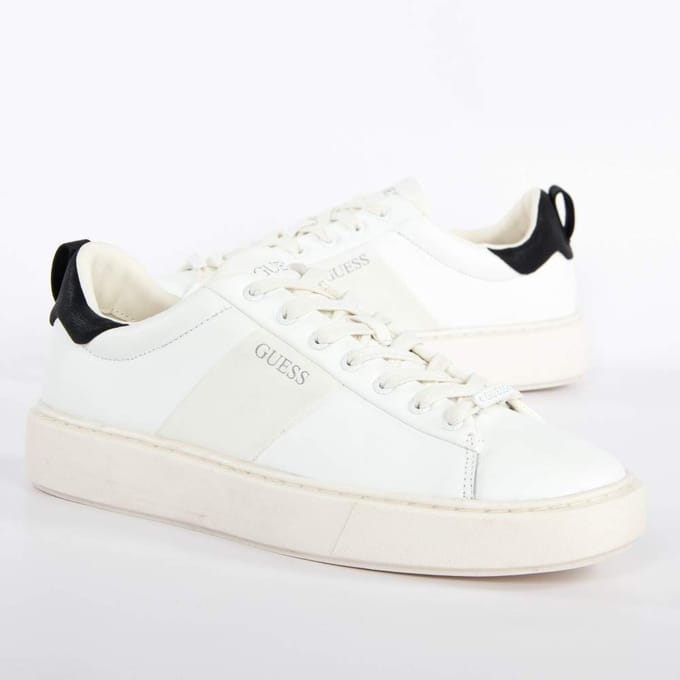 Guess Vice heren sneakers in wit/zwart