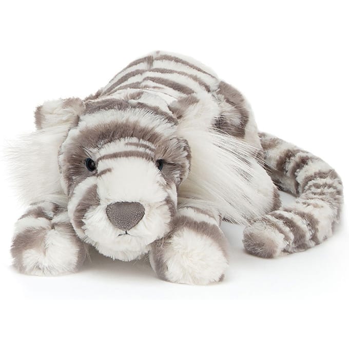 Jellycat knuffel Sacha Snow Tiger little