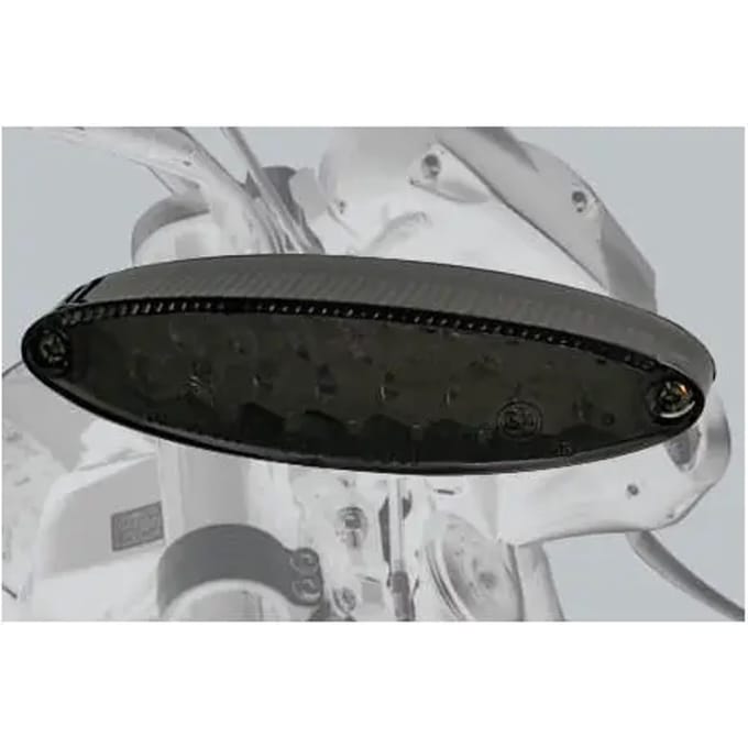LED achterlicht voor motor met nummerplaatverlichting Brazoline Shin Yo Number1