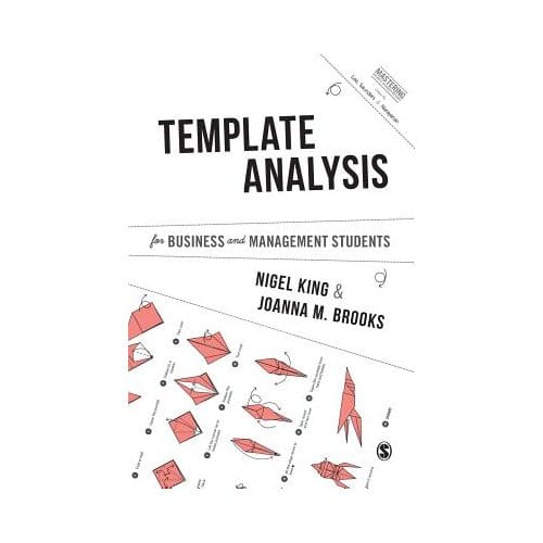Template Analysis For Business And Management Students - King