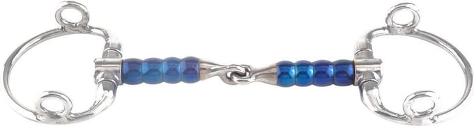 Olijfbit voor paarden Trust Sweet Iron Eggbutt Gag Cherry Roller